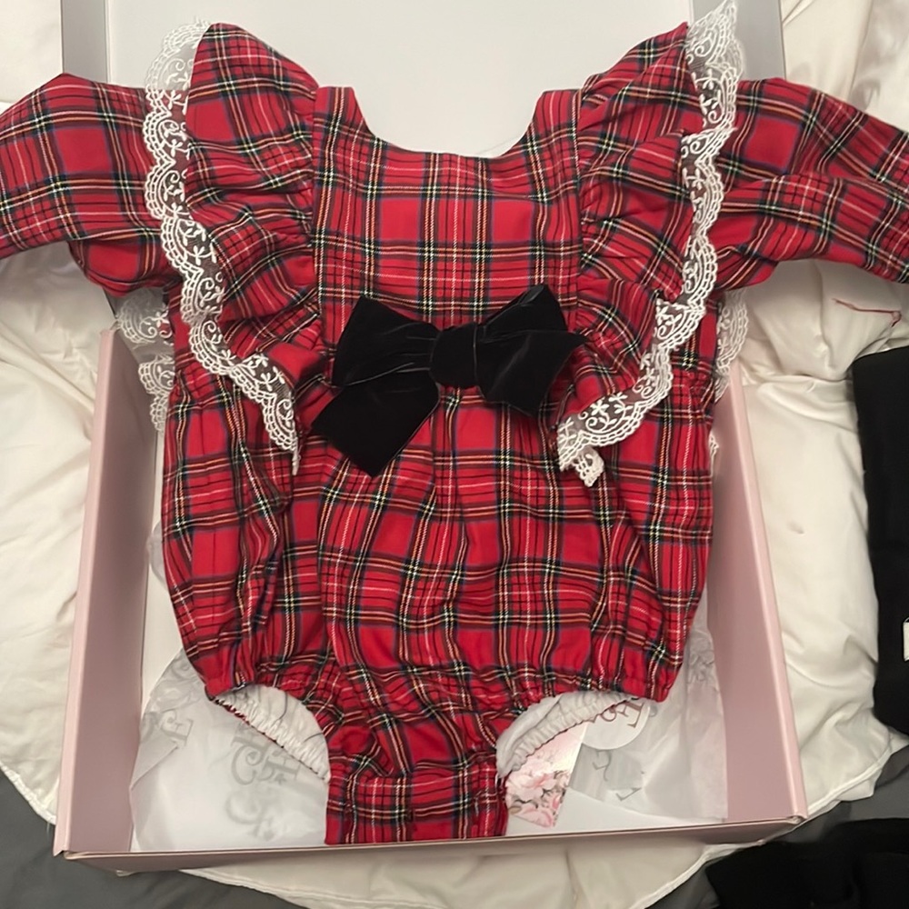 Fifi and Finn Christmas romper